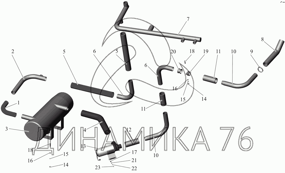 Пжд 14 подключение шлангов