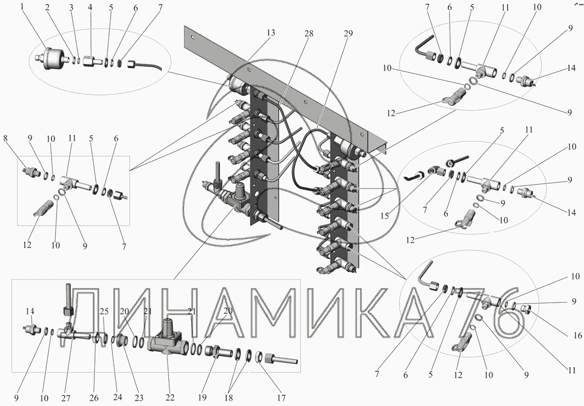 Диагностика экран маз