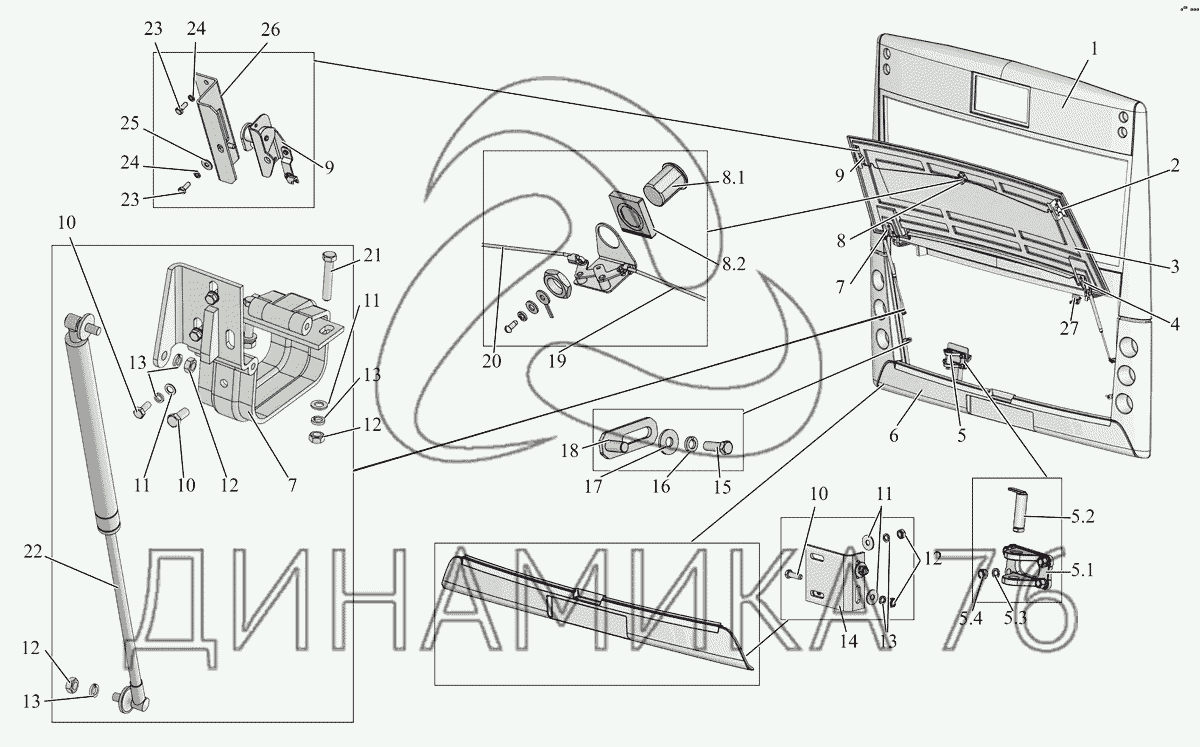 Схема предохранителей маз 206