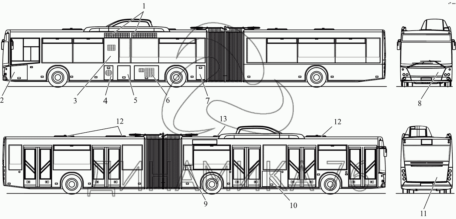 Маз 203 чертеж