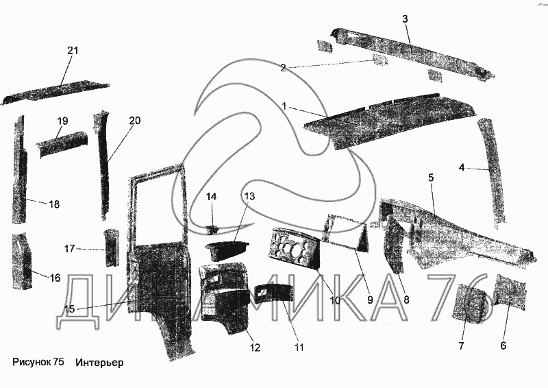 Файл:Интерьер кабины автомобиля МАЗ-200.JPG