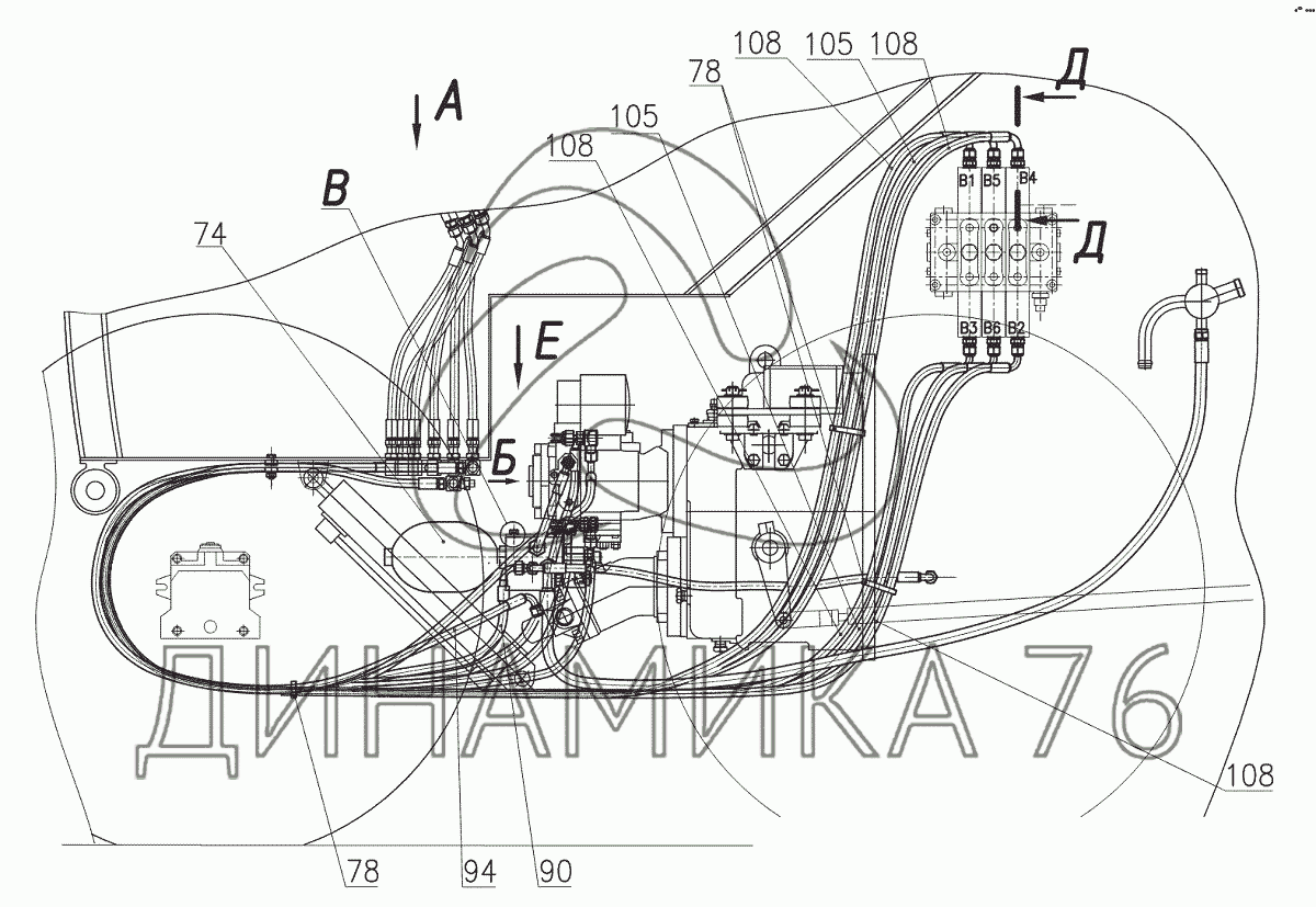 Амкодор 320 схема электрическая