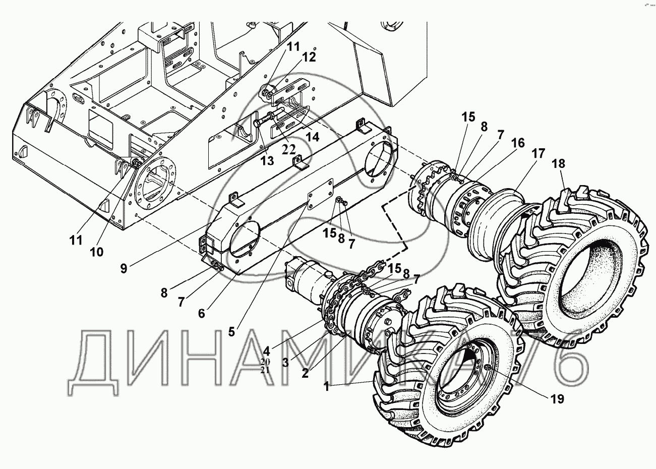 Амкодор 211 чертеж