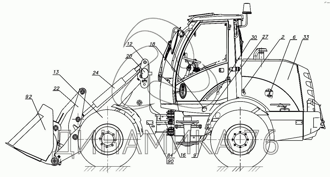 Амкодор 211 чертеж