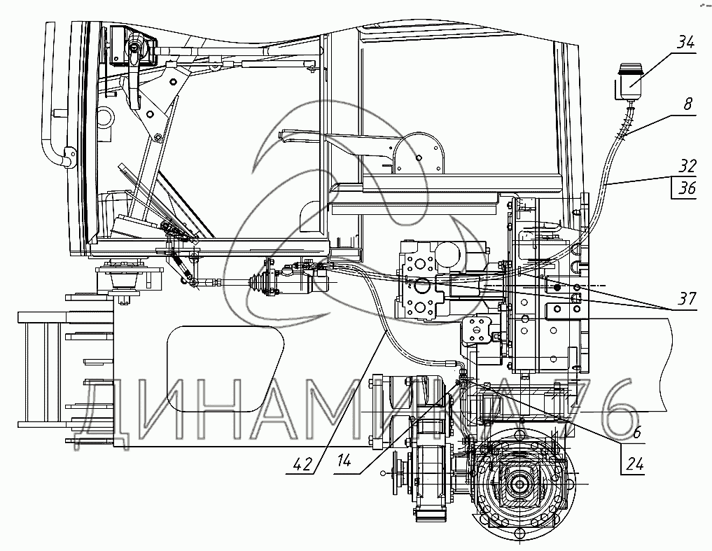 Амкодор 320 схема электрическая