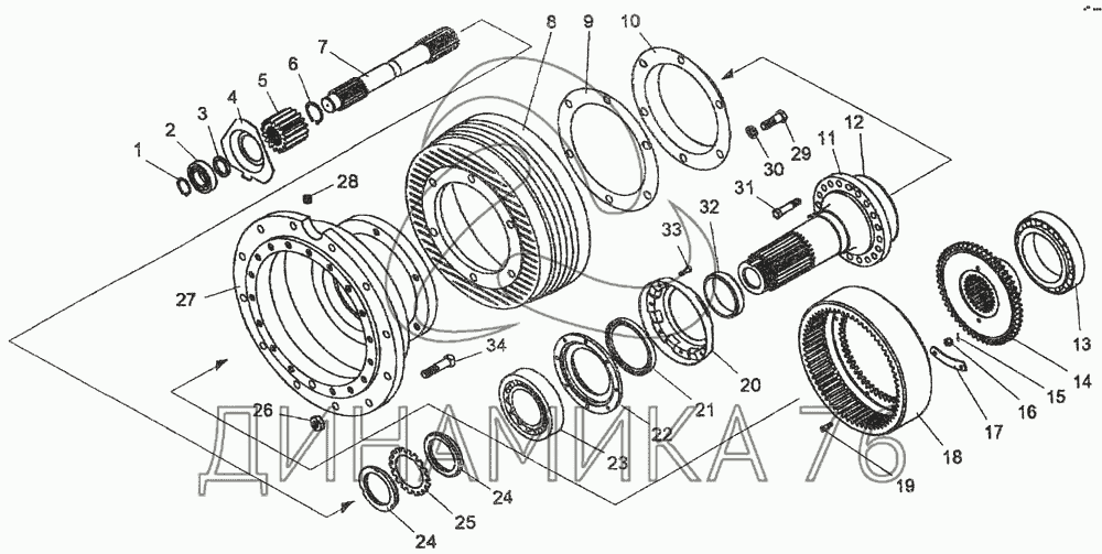 41823129 подшипник на схеме