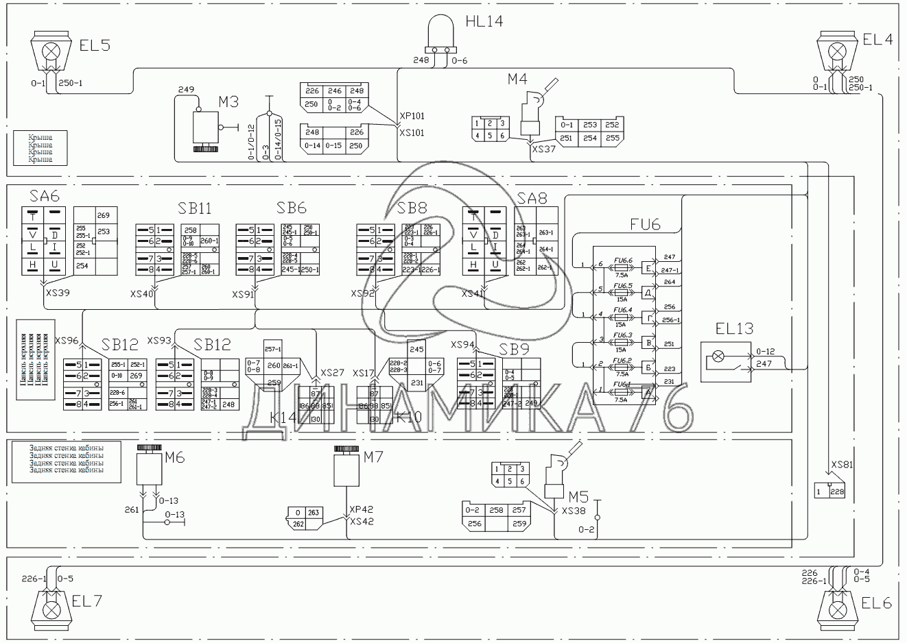 Электрическая схема амкодор 333в