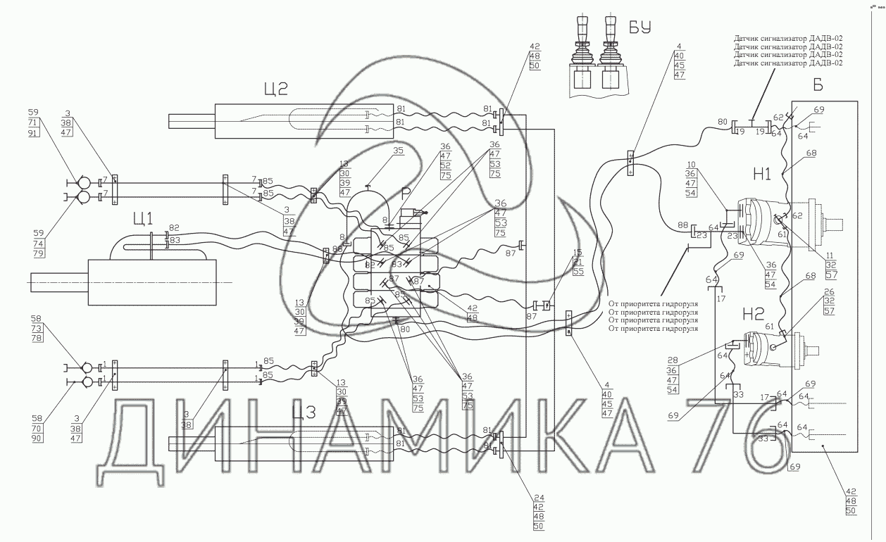 Электрическая схема амкодор 342 в