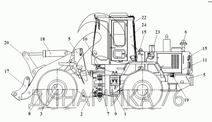 Амкодор 320 схема электрическая