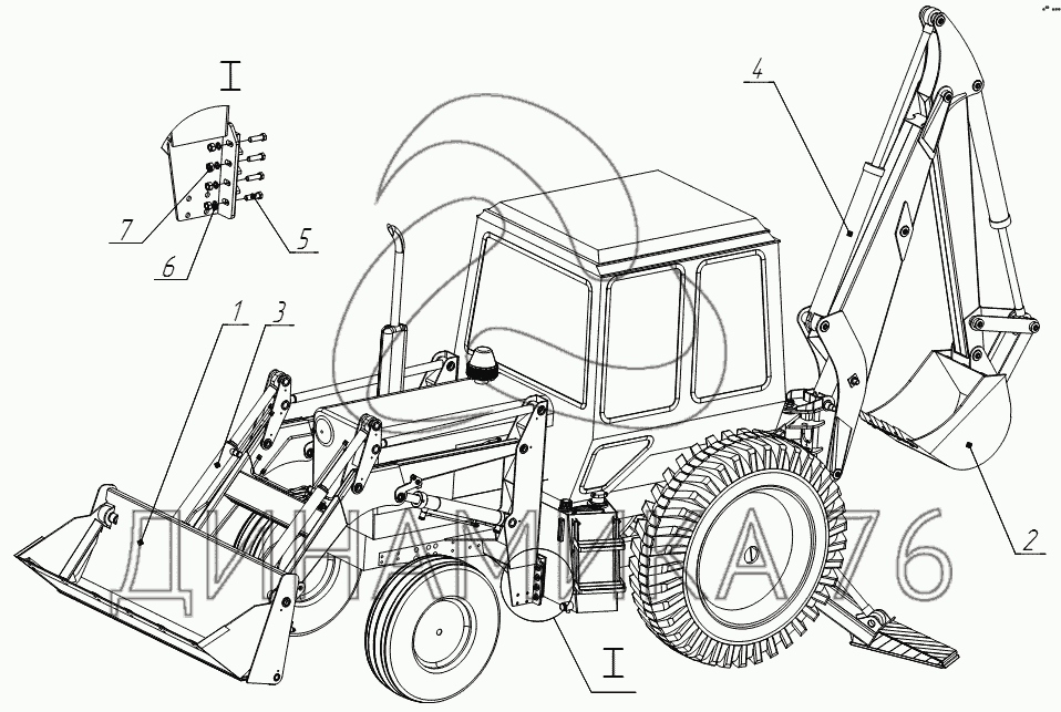 Амкодор 702еа 01 схема