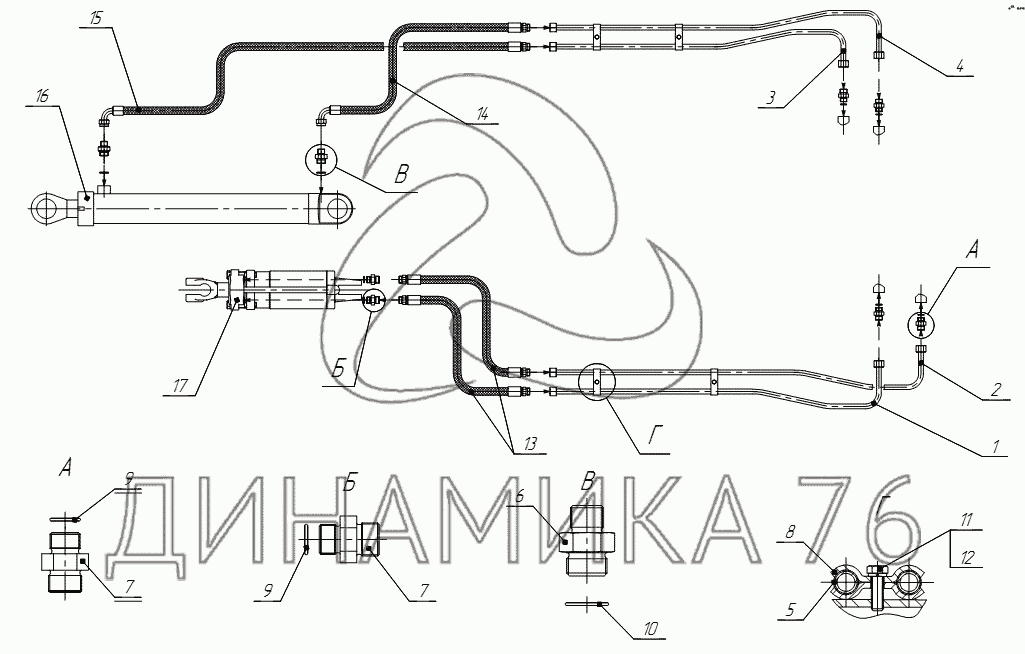 Амкодор рулевое управление