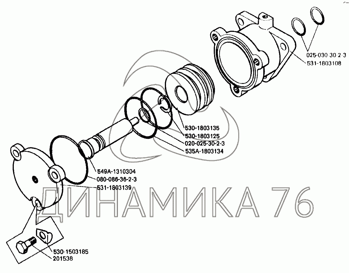 Схема двигателя белаз