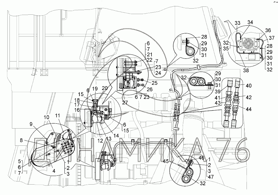 Схема электрооборудования белаз 75131