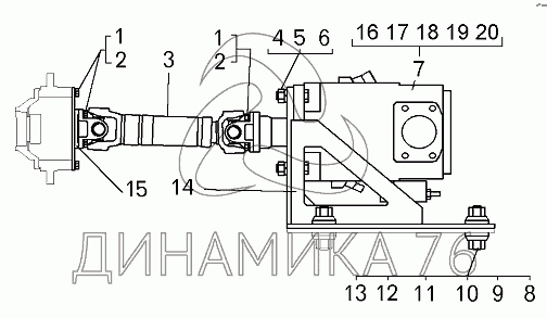 Схема двигателя белаз