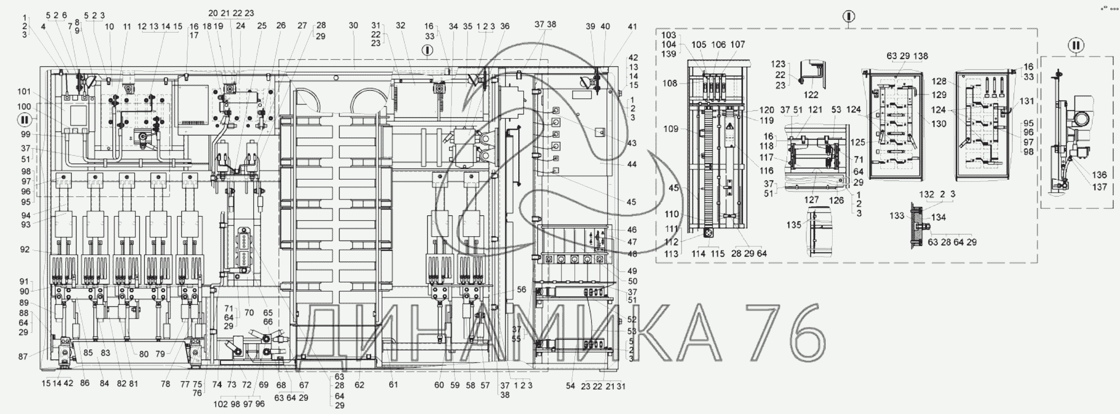 Схема предохранителей белаз 75131