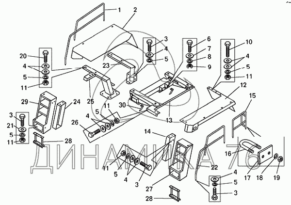 Электрическая схема белаз 7540