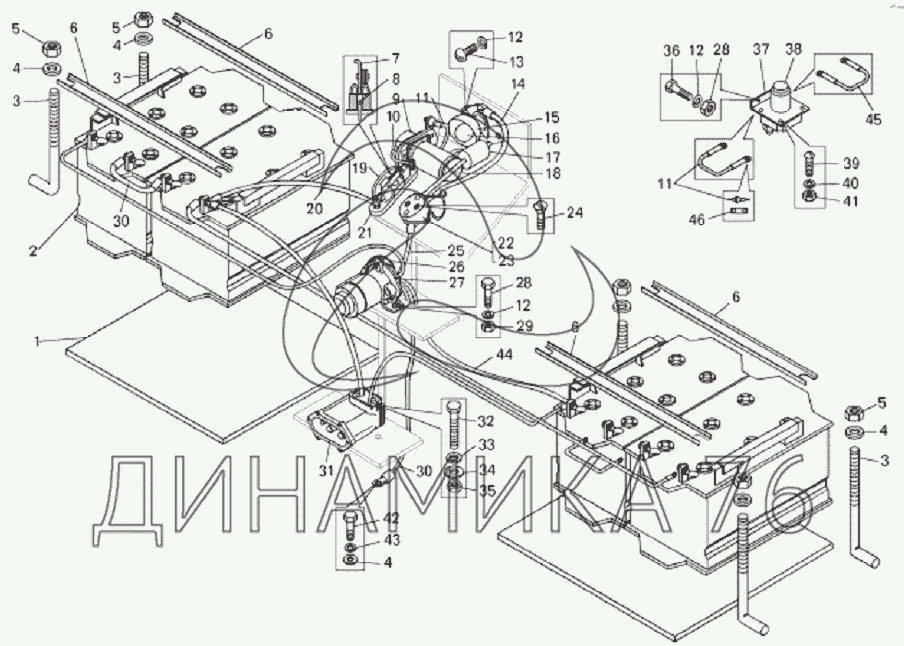 Схема предохранителей белаз 7555