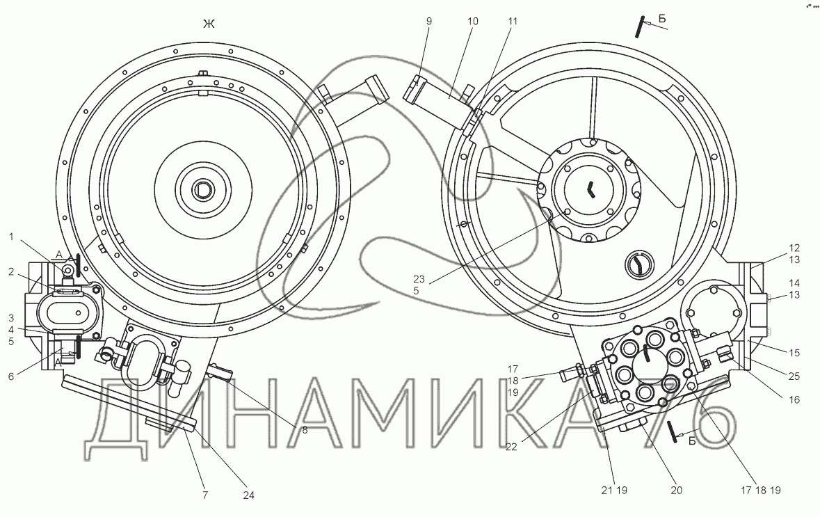 Кпп дз98 схема сборки