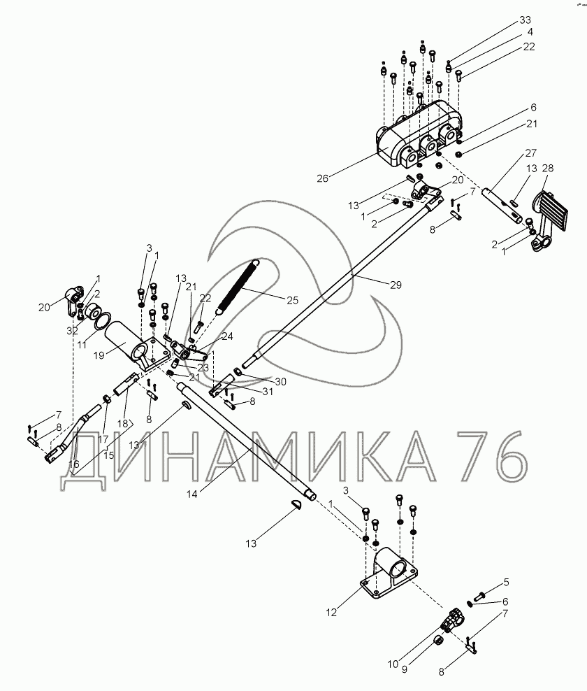 Сцепление дз 98 схема