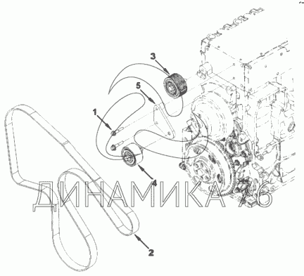 Газель некст схема ремня камминз