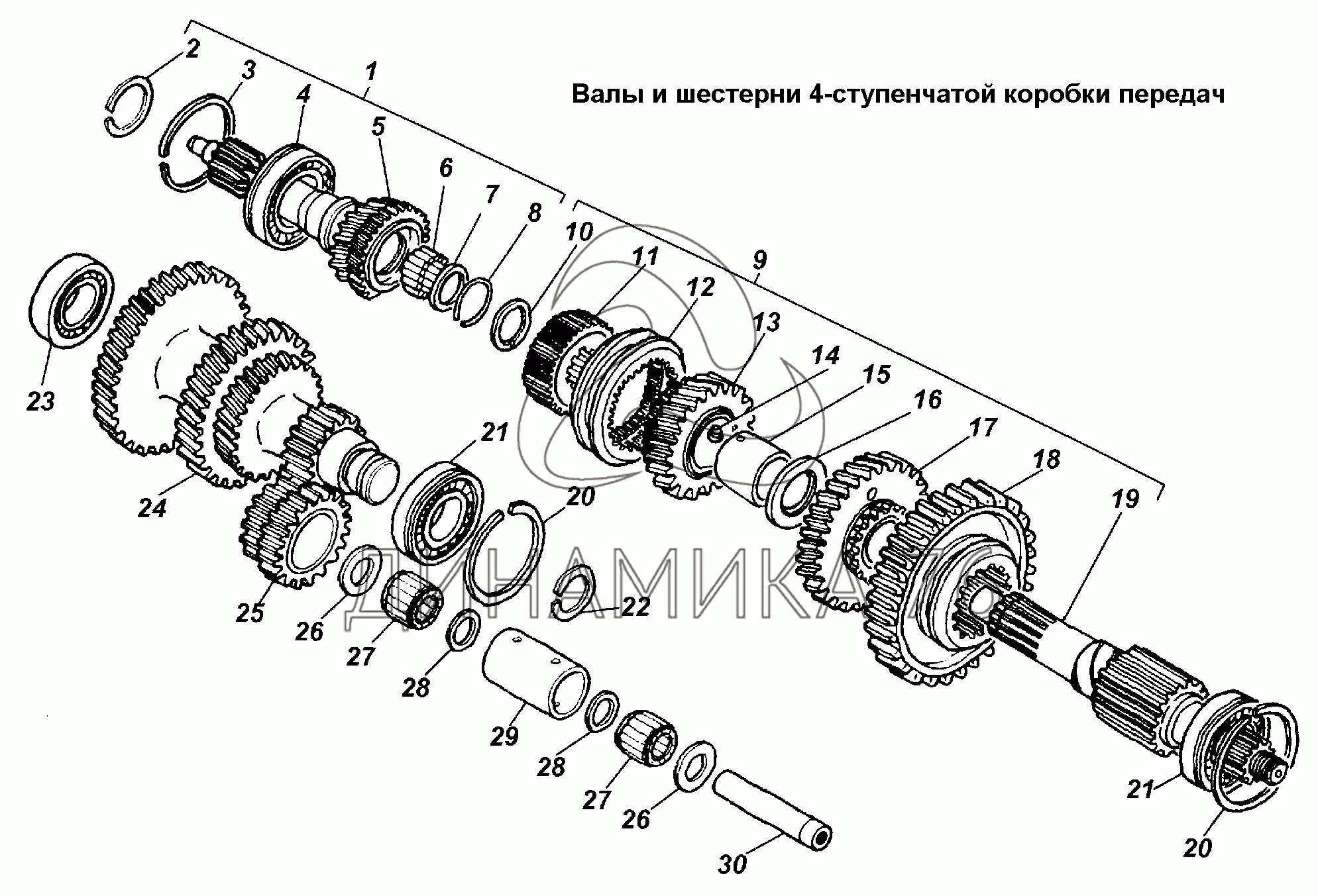 Ремонт КПП (коробки переключения передач) на автомобиле ГАЗ 3307