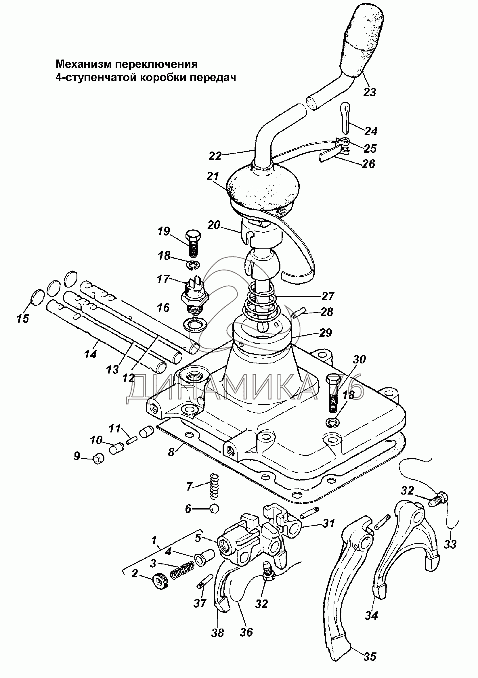 Кпп 3307 схема