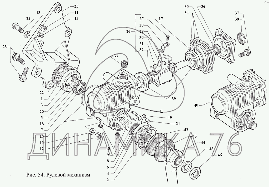 Редуктор 3302 схема