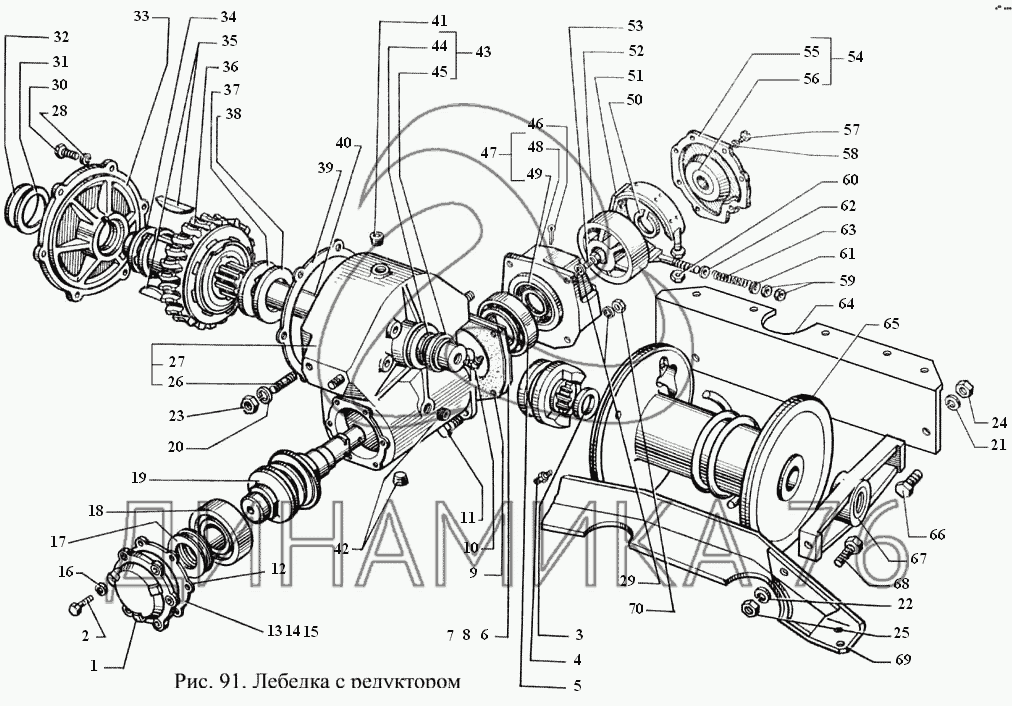 Схема подкачки колес газ 33081