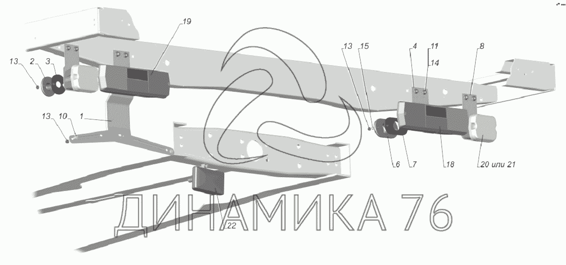 схема задних фонарей газель некст