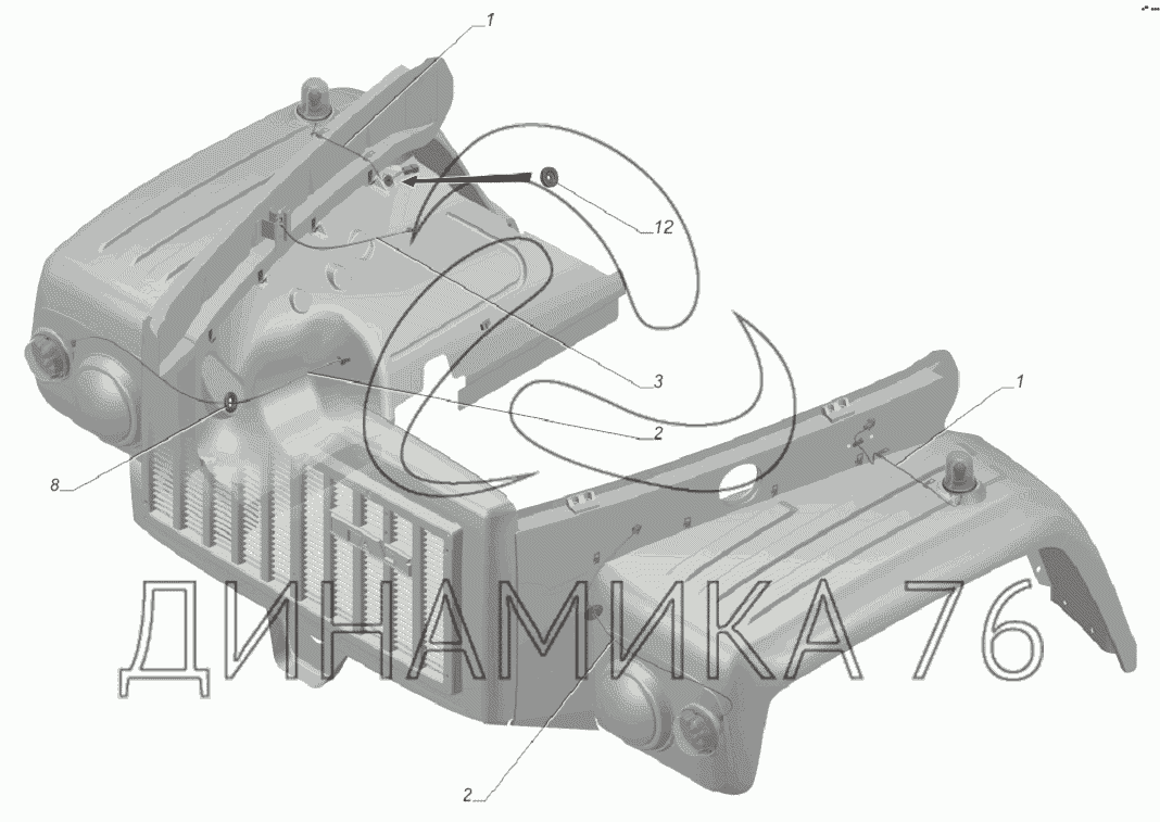 33081-3724003-10. Установка проводов на ГАЗ-33081