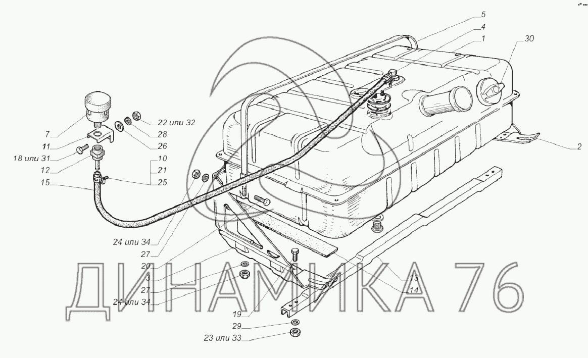 Топливная система газель 3302 схема