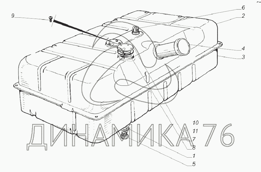 Размеры бака газель. Топливный бак ГАЗ 33081 дизель. 33104-1101010 Бак топливный. Бак топливный ГАЗ 33104 алюминий 240л. Крепление бака ГАЗ 33081.