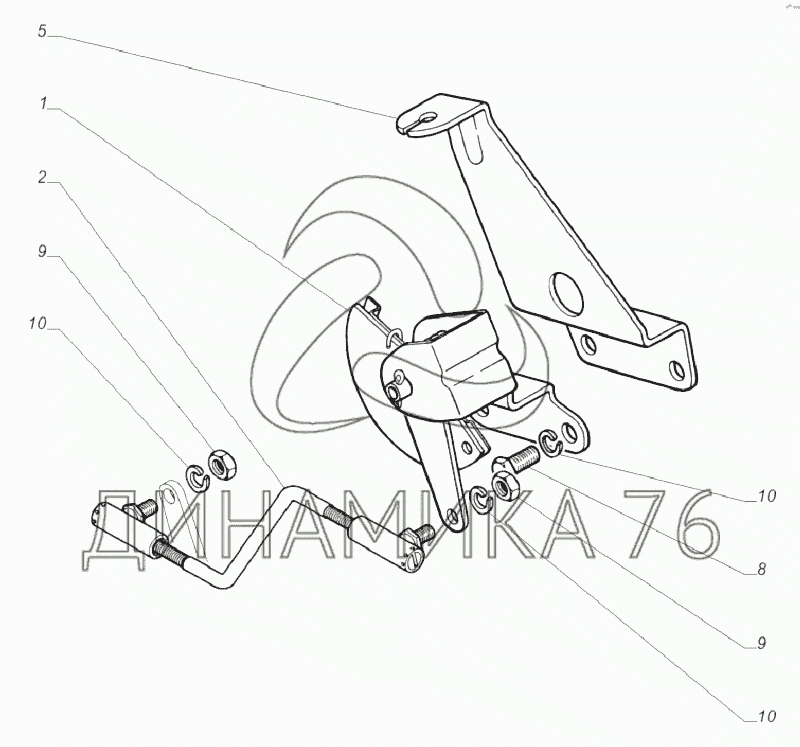 Ком газ 3309 схема