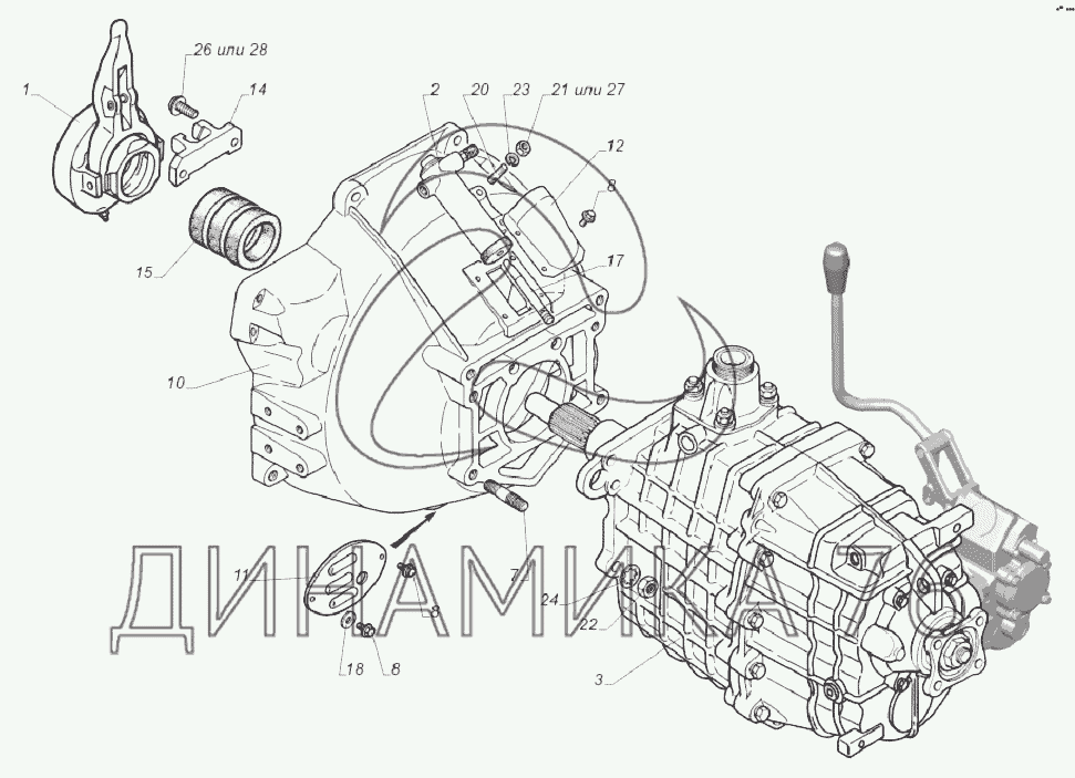 Генератор газ 33081