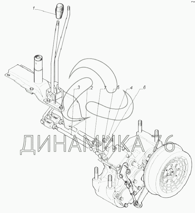 Схема сборки раздаточной коробки газ 33081