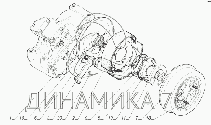 Раздаточная коробка газ 3308 схема