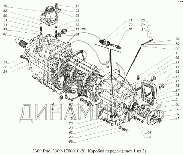 Коробка Передач На ГАЗ-3309 (Евро 2)