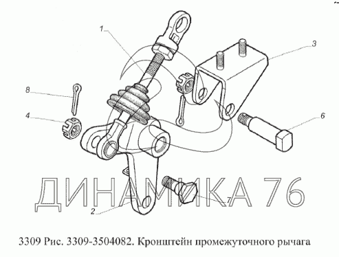 Схема ком газ 3309