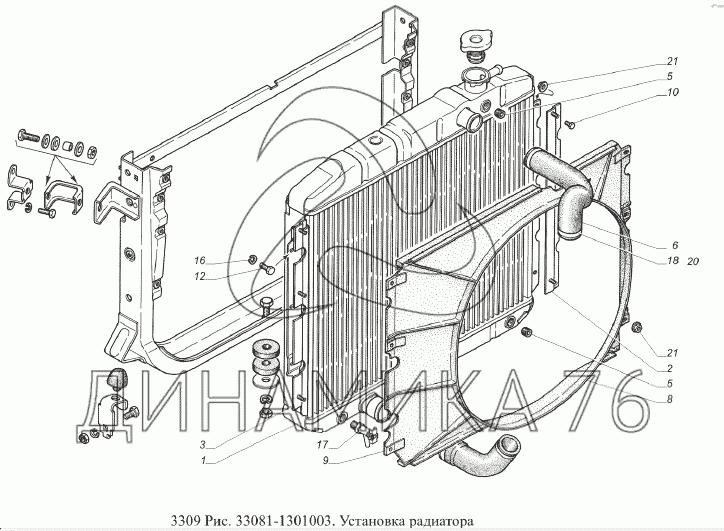 Газ 3309 схема