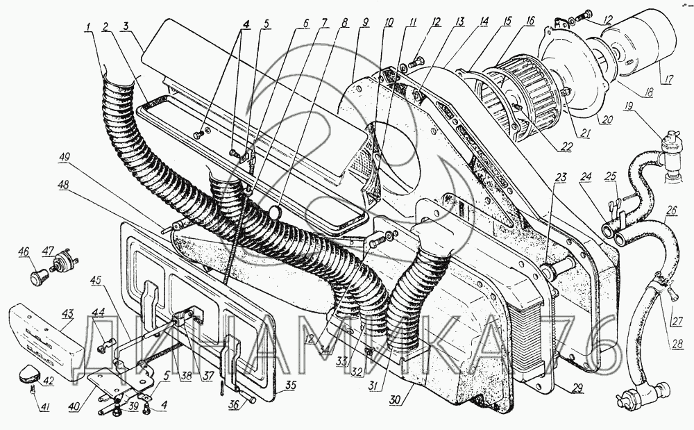 3110 схема печка