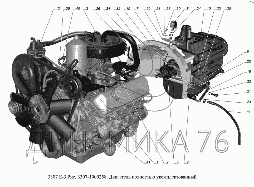 Капитальный ремонт двигателя ГАЗ 3307 ЗМЗ-511