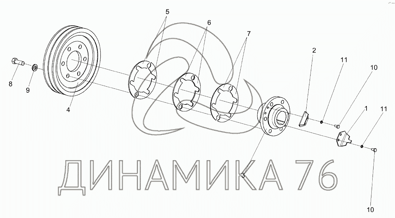 Ремни полесье 1218 схема