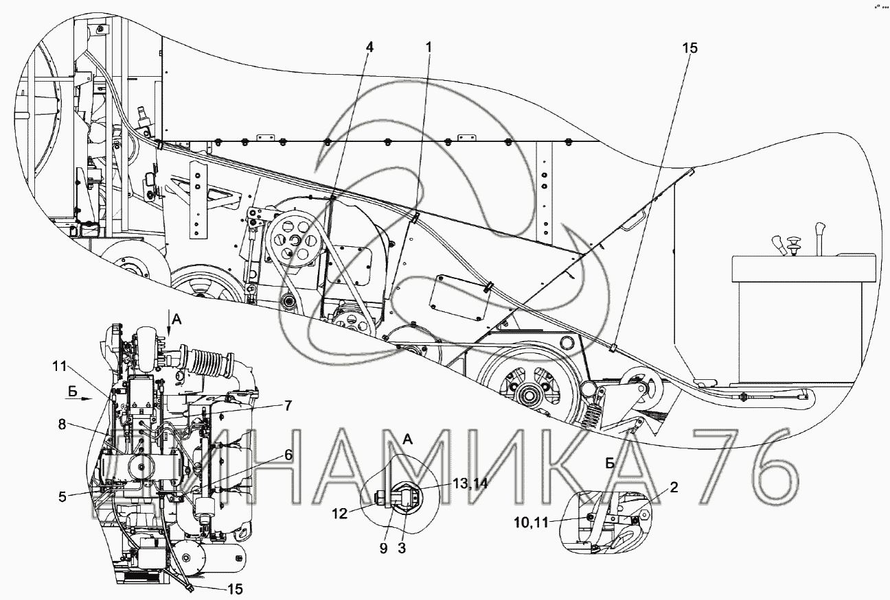 Ремни полесье 1218 схема