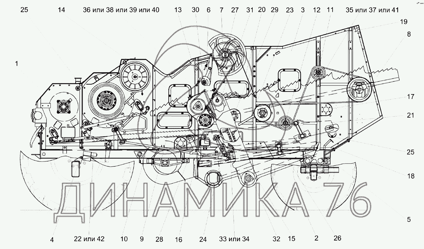 Ремни полесье 1218 схема