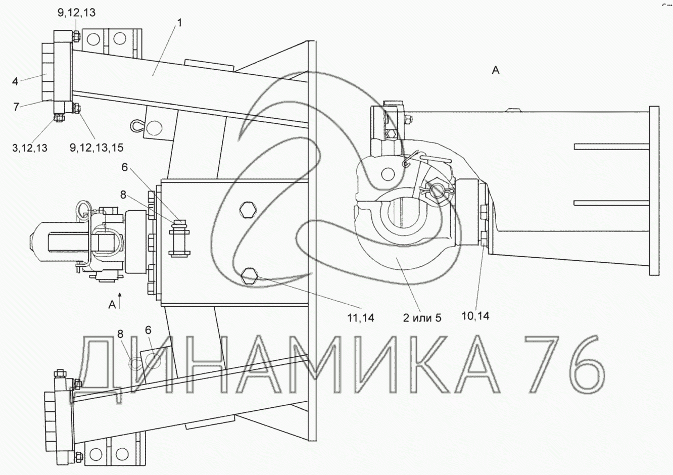 Устройство тягово-сцепное УЭС-7-0003010 на УЭС-2-250А - Схема, каталог ...