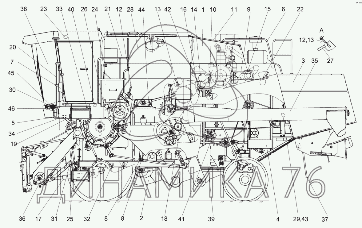 Как подобрать комплект ремней для комбайна КЗС-1218 … Foto 18