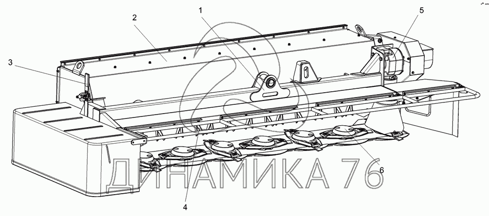 Косилка плющилка схема