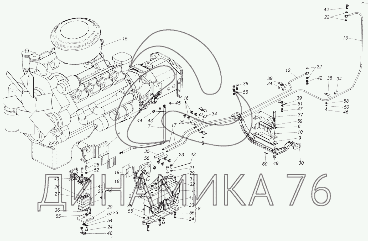 Кпп тата 613 схема