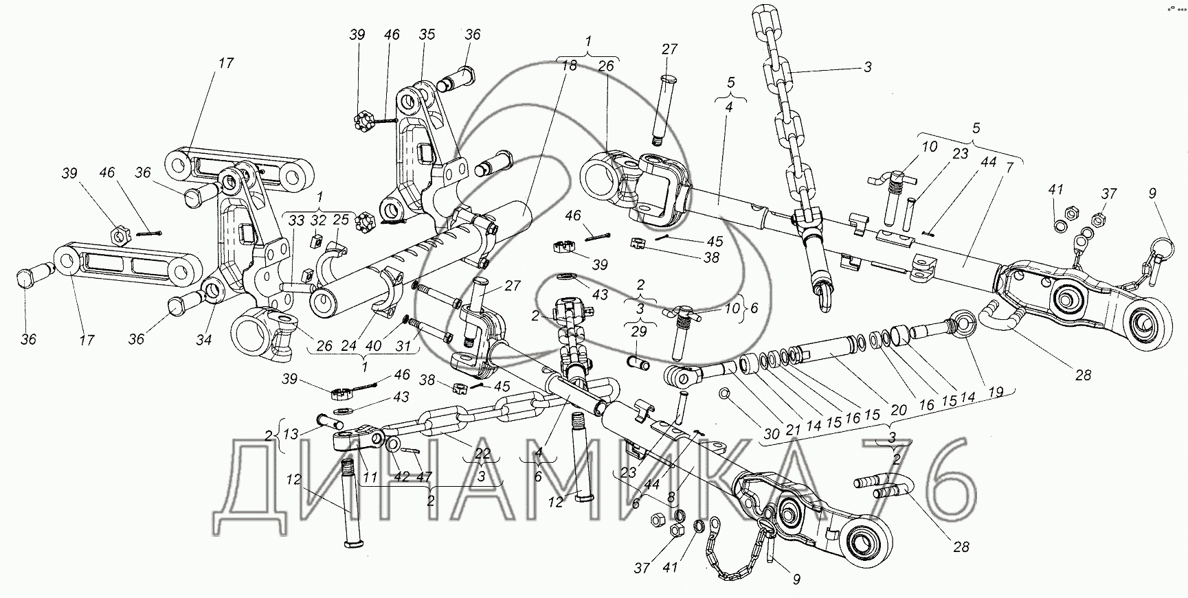 Кпп хтз 17221 схема переключения передач