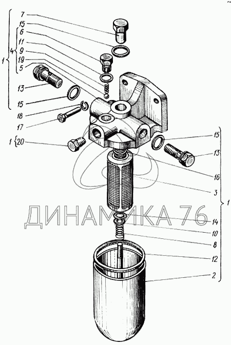 Схема работы масляного фильтра автомобиля